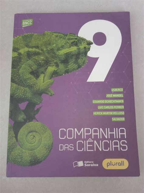 Companhia Das Ciências 9 Ano Livro Editora Saraiva Usado 79025401