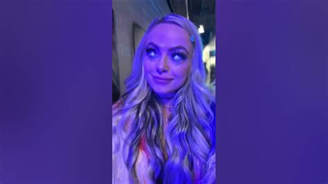 Liv Morgan Backstage At Smackdown Livmorgan Youtube