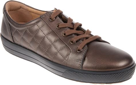 Hotter Brooke Chocolate Bronze Quilted Everyday Shoes Humphries Shoes