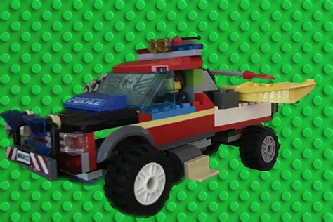 Police truck that I made. : r/lego_inventions