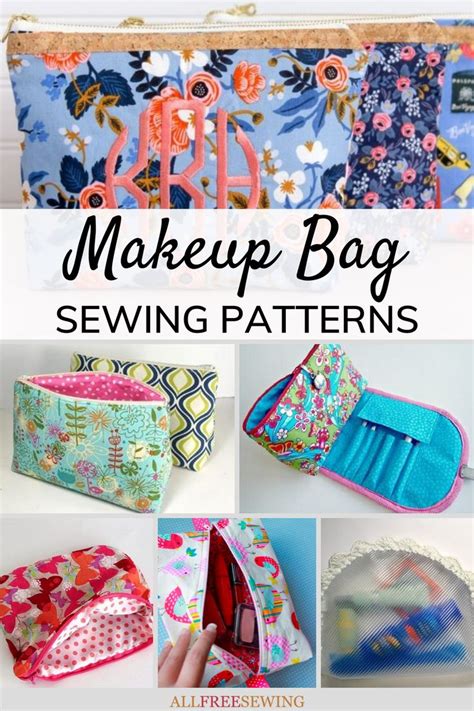 13 Free Makeup Bag Patterns To Sew Cosmetic Bag Pattern Makeup Bag