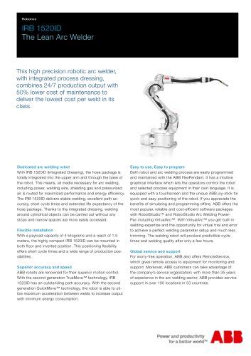 IRC5 Industrial Robot Controller ABB Robotics PDF Catalogs