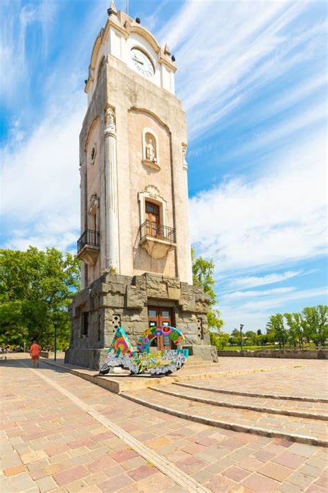 Torre Del Reloj Público Argentina Alta Gracia Imagen editorial Imagen