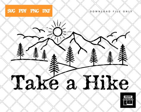 Take A Hike Svg Hiking Svg Adventure Awaits Svg Camping Etsy