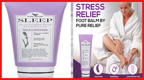 Pure Relief Relaxing Foot Lotion Moisturizer Cream For Dry Feet