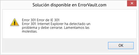 Cómo Arreglar Error 301 Error De Ie 301 Error 301 Internet