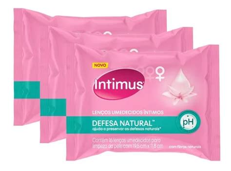 Kit Pacotes Len Os Umedecidos Intimus Defesa Natural