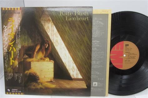 【やや傷や汚れあり】【帯付】kate Bush ケイト・ブッシュ 「lionheart ライオン・ハート 」lp（12インチ） Emi Ems