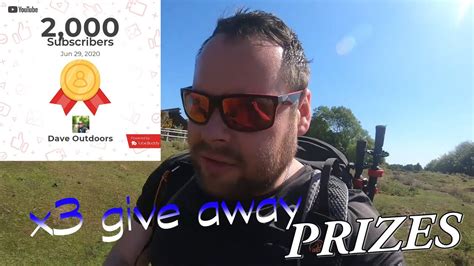 2K Subscriber Giveaway X3 Wild Camping Prizes Wild Camping Giveaway