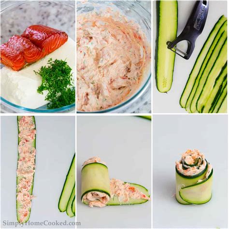 Smoked Salmon Cucumber Appetizer Video Simply Home Cooked