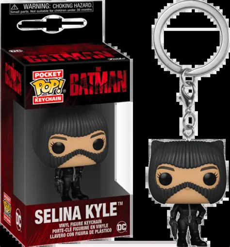 THE BATMAN 2022 Selina Kyle Catwoman Pocket Pop Vinyl Keychain 6