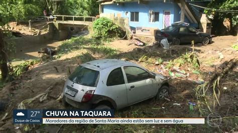 Na Taquara Moradores Continuam Sem Gua E Sem Luz Depois De Chuvas