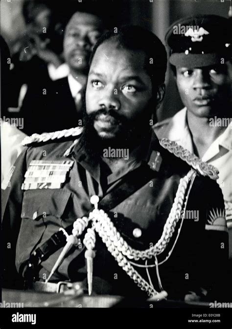 Aug 22 1968 Leader Of Biafra Col Odumegwu Ojukwu At Peace Holds