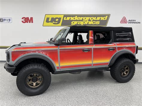 Ug Ford Bronco Retro Fade Graphics Kit Bronco6g 2021 Ford Bronco