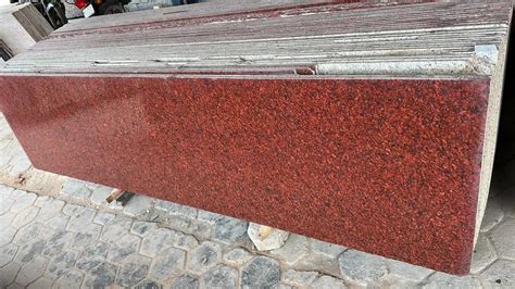 Cherry Brown Granite Slab For Flooring Thickness 16 Mm At Rs 85 Sq