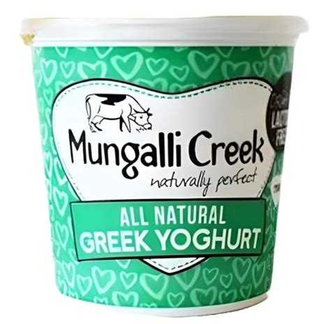 Organic And Lactose Free Mungalli All Natural Greek Yogurt 750g