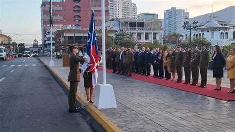 Carabineros Realiza Izamiento Del Pabell N Nacional