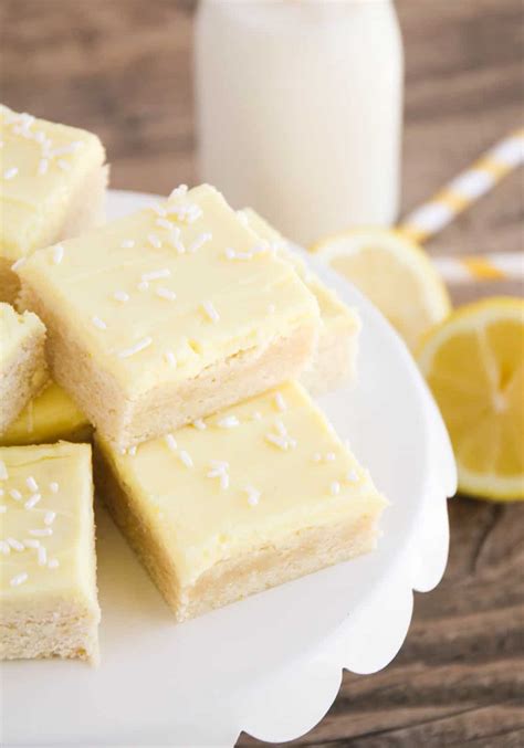 Lemon Sugar Cookie Bars Easy Recipe Somewhat Simple