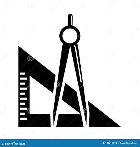 Protractor Icon Vector Sign And Symbol Isolated On White Background