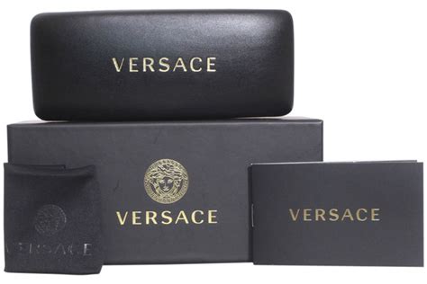 Versace Ve3350 5360 Eyeglasses Mens Black Full Rim Square Shape 53 18