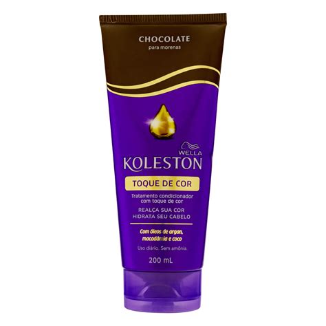 Tratamento Condicionador Wella Koleston Toque De Cor Bisnaga 200ml