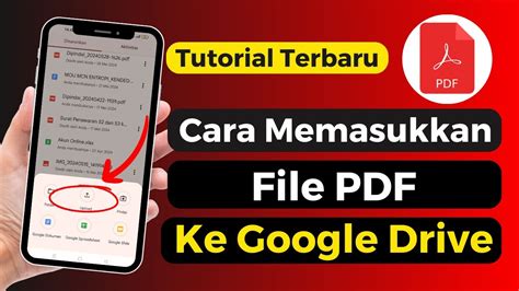 Cara Memasukkan File Pdf Ke Google Drive Lewat Hp Youtube