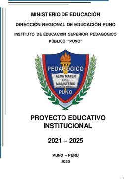 Proyecto Educativo Institucional Ministerio De Educaci N