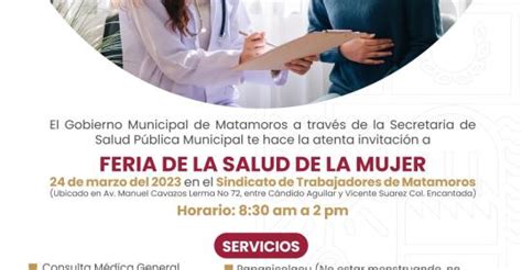 Notigape Invita Gobierno De Matamoros A Feria De La Salud De La Mujer