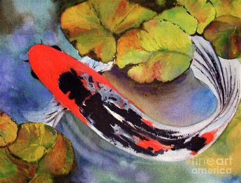 Koi Showa Sanshoku Painting By Sibby S