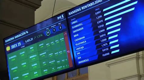 El IBEX 35 Sube El 1 31 Y Recupera Los 9 400 Puntos