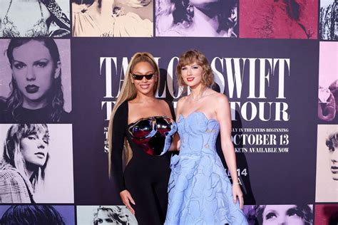 Beyoncé Surprises Taylor Swift At Eras Tour Concert Film Premiere An Actual Fairytale