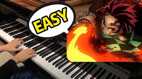 Demon Slayer OST: Kimetsu no Yaiba EP 19 ED - EASY Piano Cover / Tutorial - Kamado Tanjiro no ...