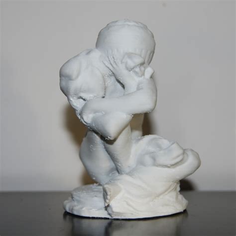 3D Print of Fallen Caryatid with Urn at the Musée Rodin Paris by PiXL28