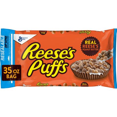 Reeses Puffs Cereal Peanut Butter 35 Oz