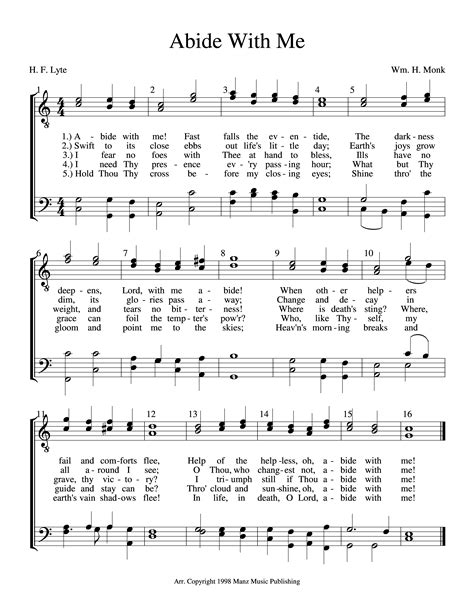 Hymn Information For Abide With Me 3