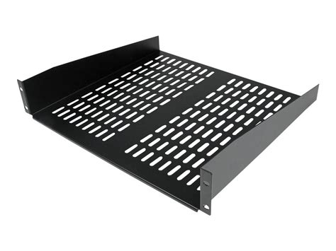 Startech U In Universal Fixed Vented Rack Mount Cantilever Shelf