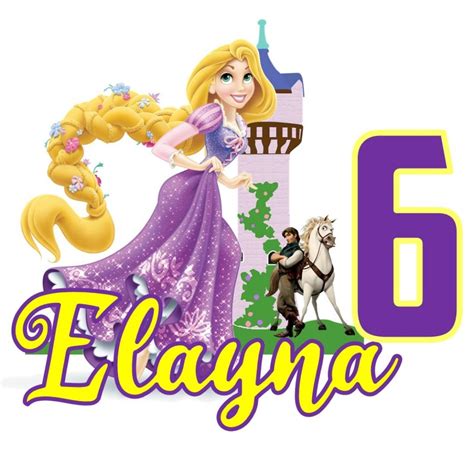 Tangled Cake Topper Rapunzel Cake Topper Princess Bir