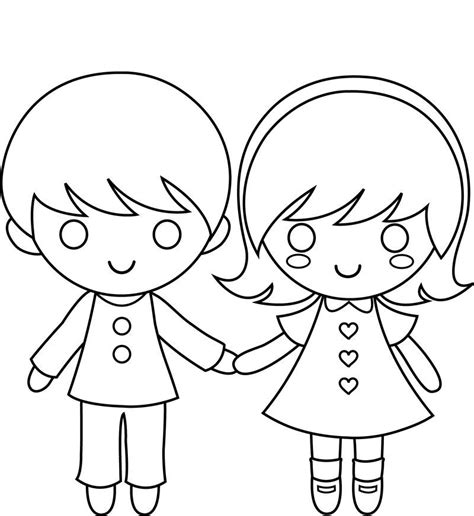 21 Boy Best Friend Coloring Pages | Firka Tein