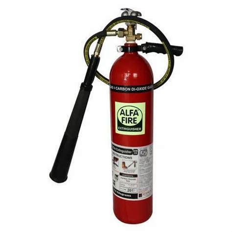 Red Mild Steel Co Fire Extinguisher For Industrial Capacity Kg At