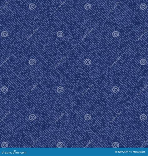 Seamless Denim Pattern Vector Blue Jean Texture Fabric Print Stock