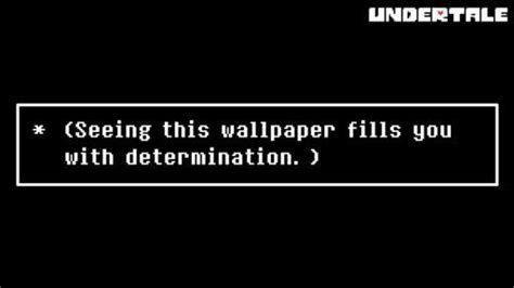 This wallpaper fills you with determination | Undertale Amino