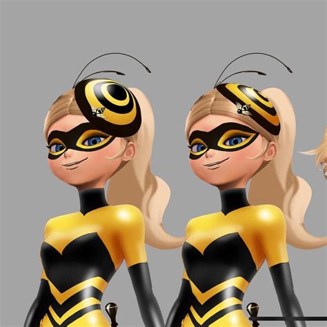 Beautiful concept art of Queen Bee from Miraculous Ladybug - YouLoveIt.com