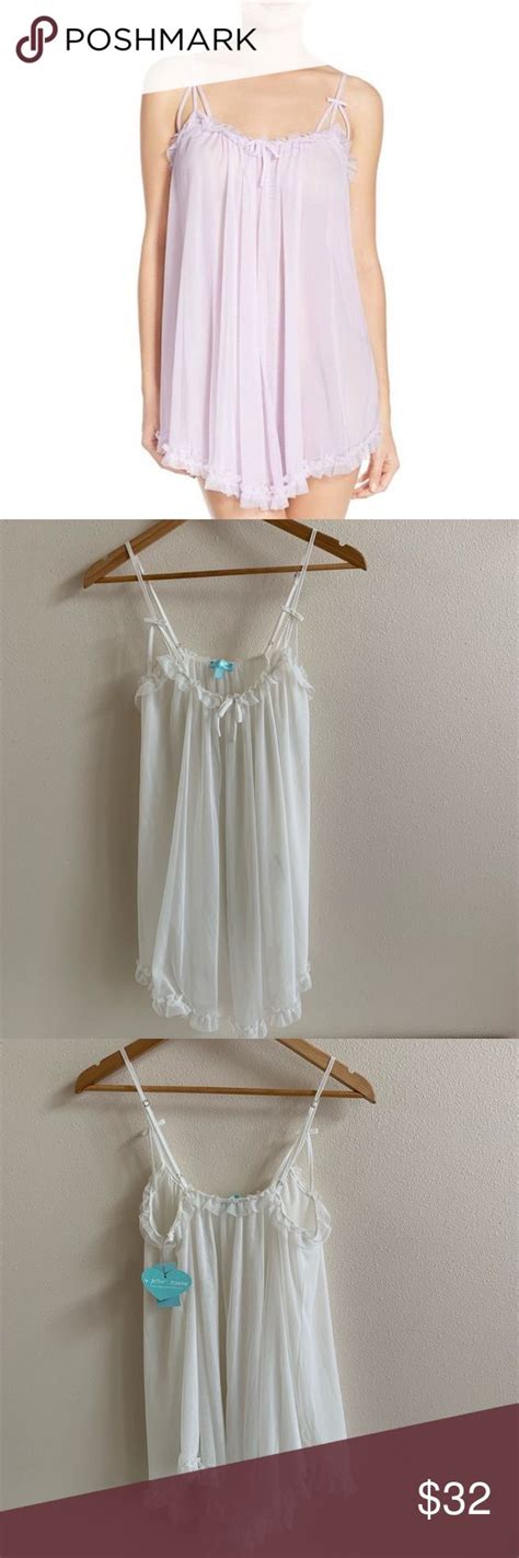 Flirty Pearl White Babydoll Chemise