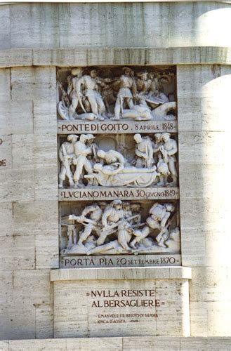 Il Monumento Al Bersagliere A Porta Pia Bersaglieri Di Roma