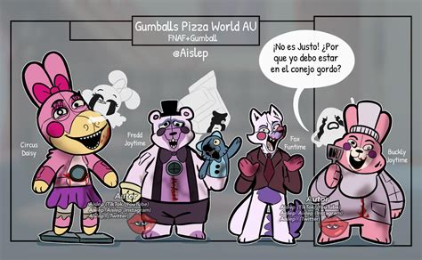 Aislep Fnaf Gumball Kids As Animatronics Fnaf 5 Sl By Franclimquadros16