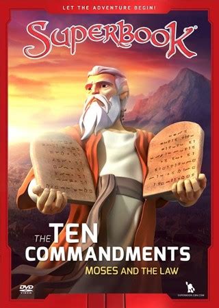 Superbook The Ten Commandments Moses And The Law DVD 9781943541041