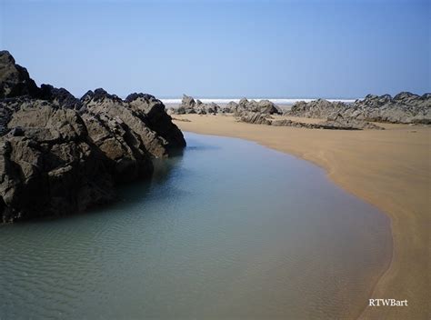 Large Rockpool Sandymouth Beach Cornwall Clickasnap Rock Pools