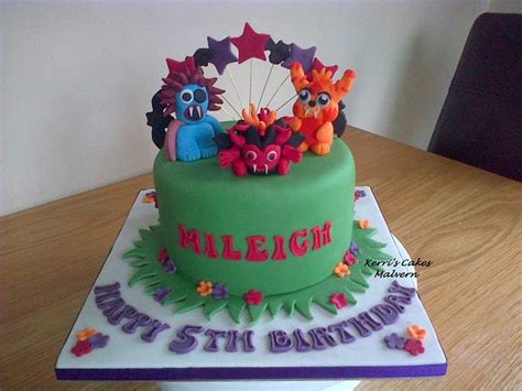 Moshi Monsters Decorated Cake By Kerri S Cakes Cakesdecor