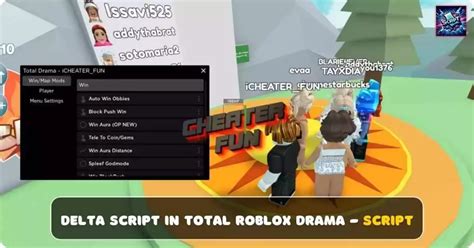Delta Script in Total Roblox Drama - The Blox Scripts