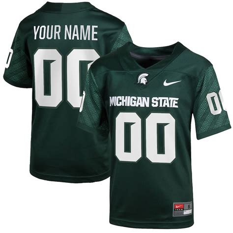 Nike Michigan State Spartans Youth Green Custom Replica Jersey